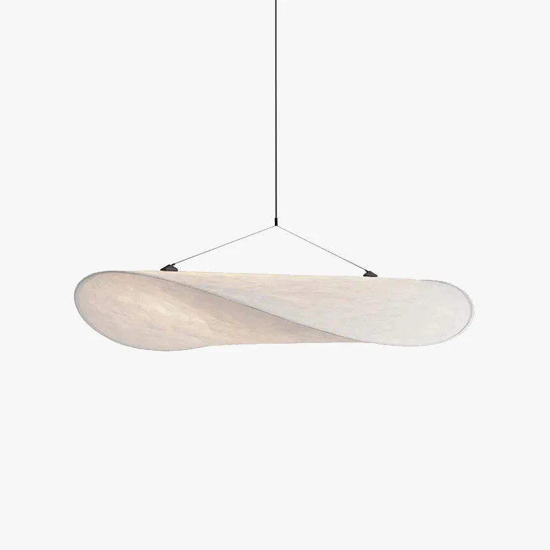 First-Class Renée Vintage Art Deco Pendant Light Metal Silk White Living Room Hall Art Gallery Premium