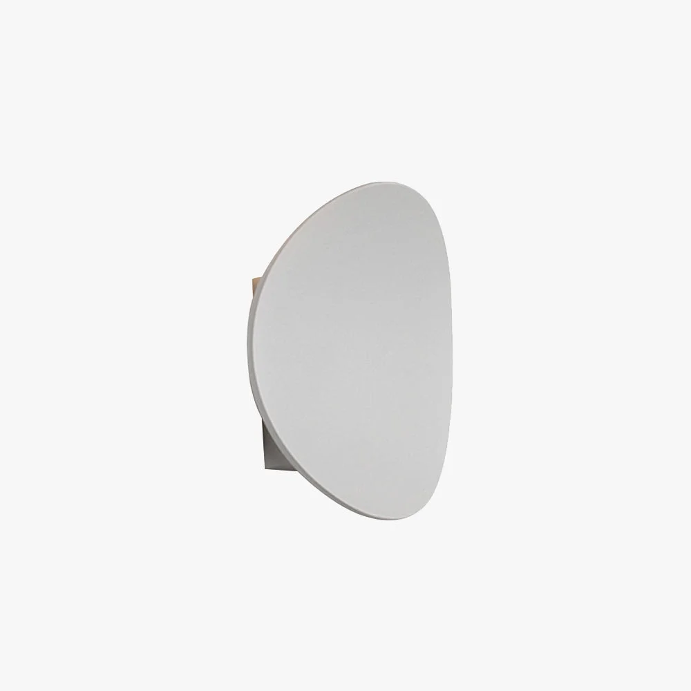 Fashionable Orr Modern Minimalist Pebbles Shaped Metal Acrylic Outdoor Waterproof Wall Lamp Black Gray Enhanced
