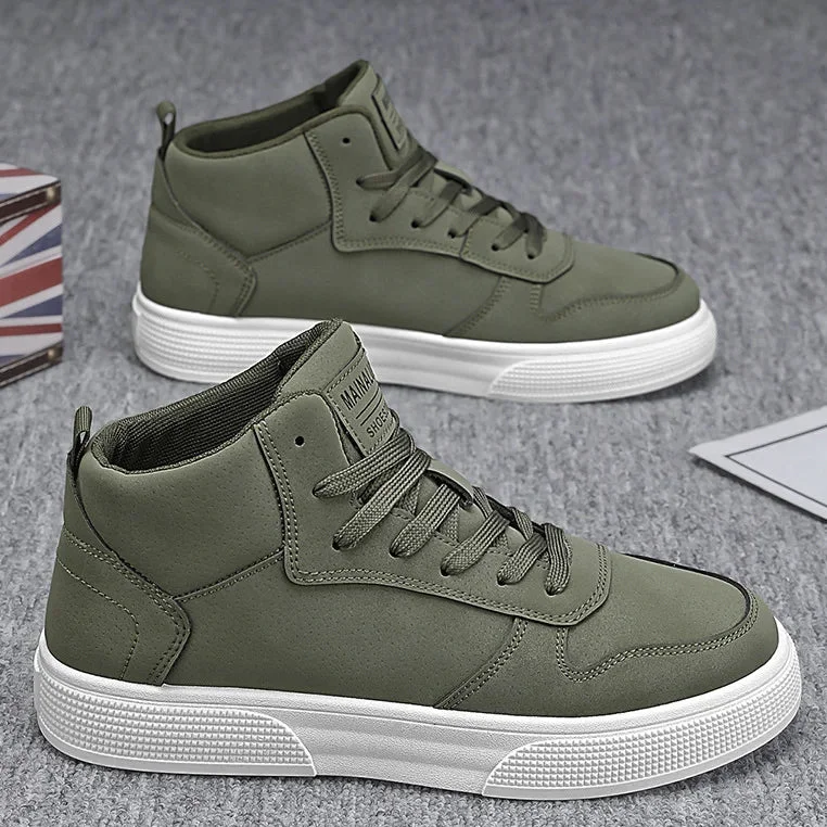 Reusable RoamWide — Men's Minimalist Platform Trainers Breathable Casual Sneakers Eco-Friendly
