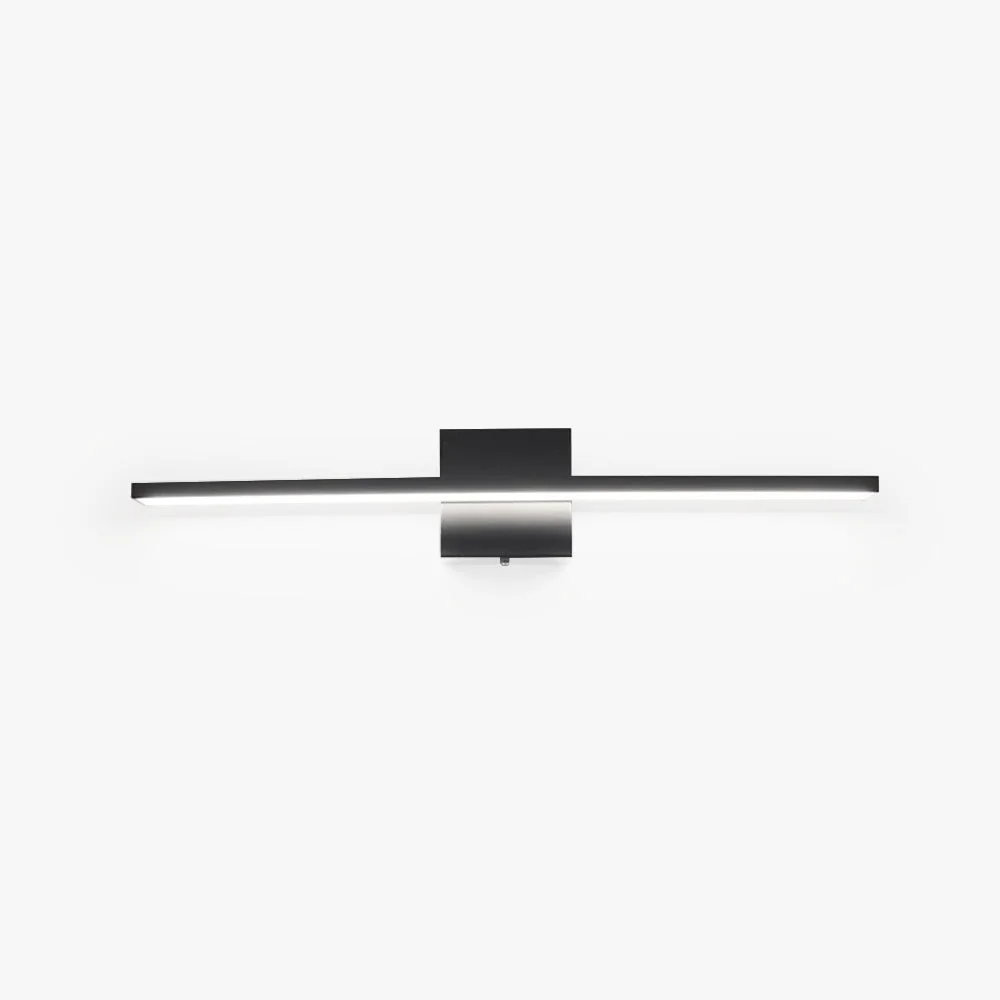 Durable Edge Modern Linear Square Mirror Front Vanity Metal LED Wall Lamp Luxury