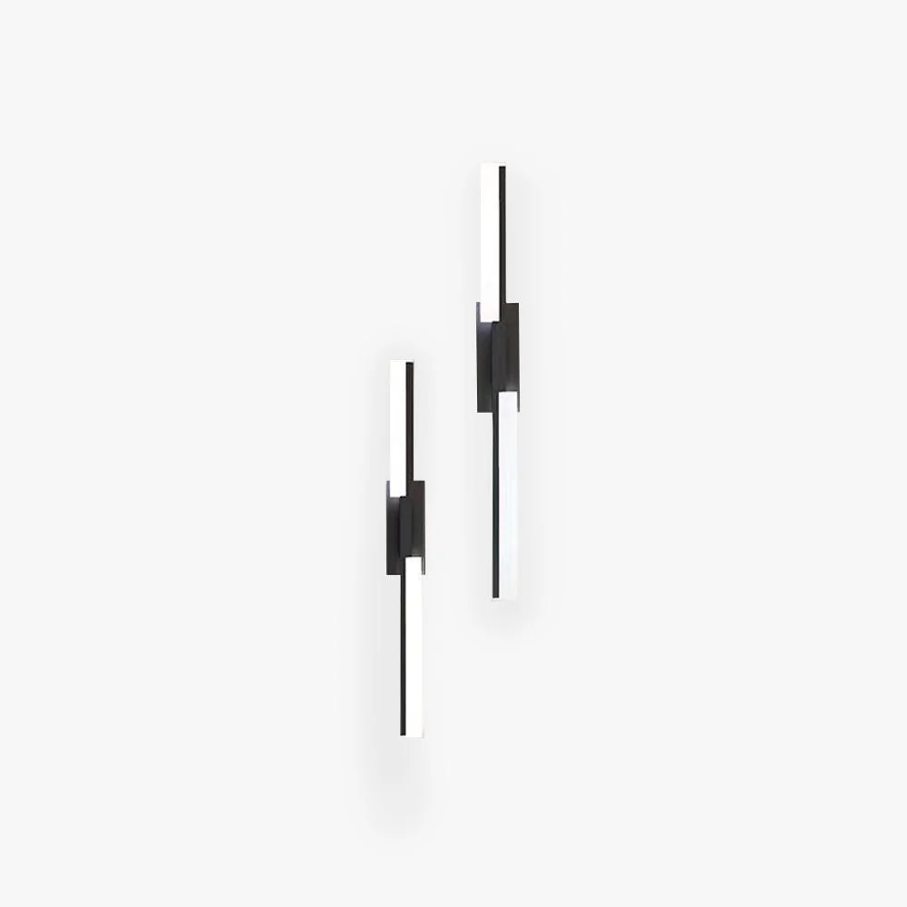 Premium Material Alana Modern Geometric Metal Silica Gel Bedroom Wall Lamp Black Gold Contemporary