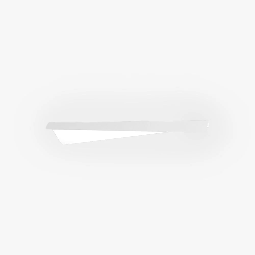 Refined Leigh White Fold Vanity Wall Lamp Smooth