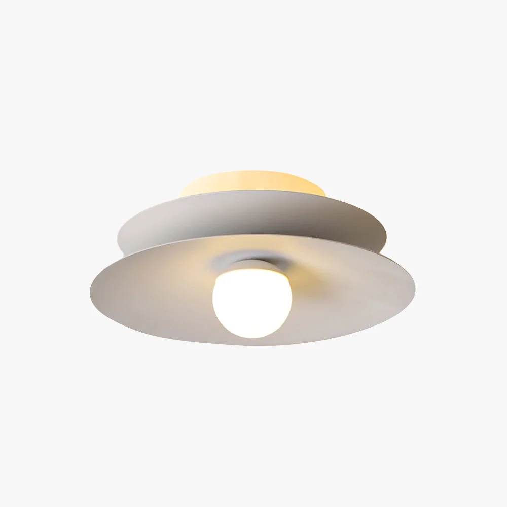 Specialty Bella Modern LED Ceiling Light White Red Black Lamp Metal Balcony High-End