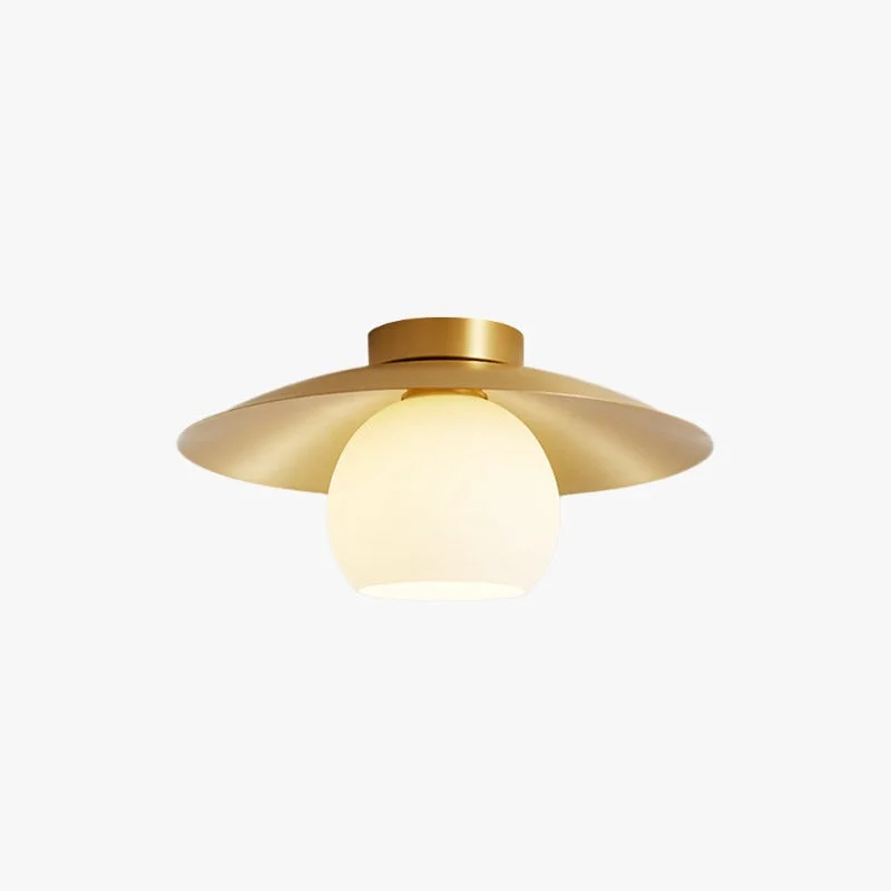 Genuine Carins Nordic Retro LED Ceiling Light Metal Glass Corridor Balcony Original