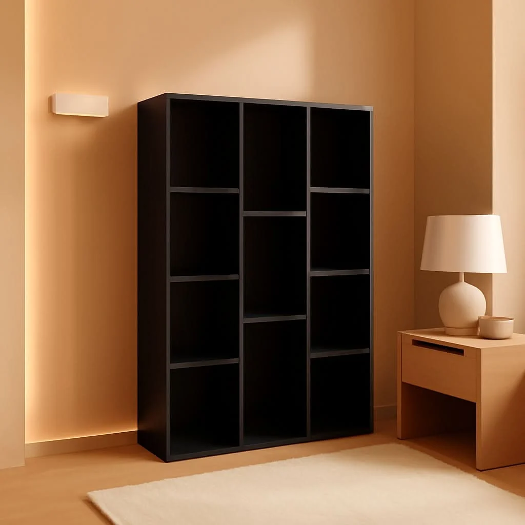 Reliable Luder 11-Cube Bookcase Blackwood Modern Living Room Premium