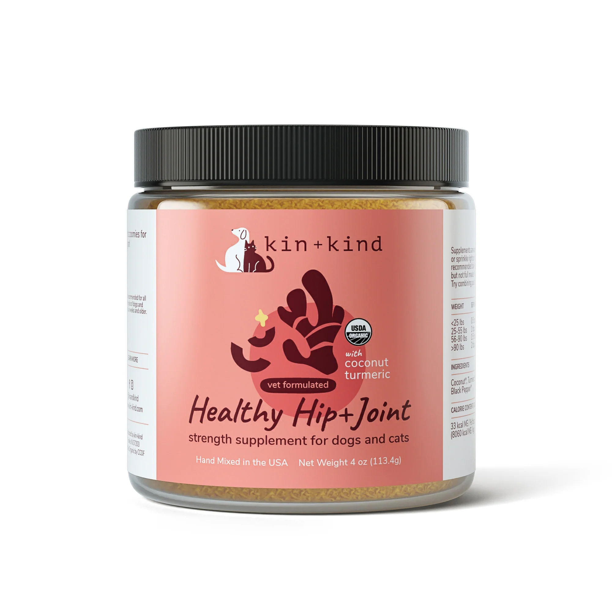 Functional kin kind Hip Joint Mobility Support Powder Supplement for Dogs and Cats Luxury