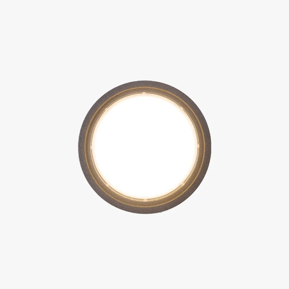 Solid Orr Modern Flush Mount Ceiling Light Metal Acrylic Square Round Black Brown Recyclable