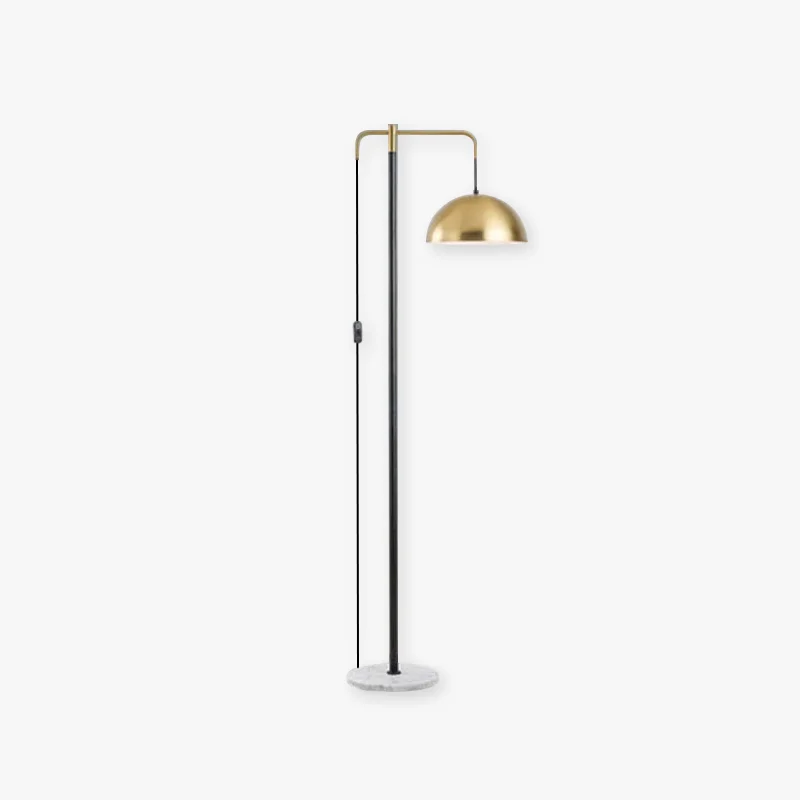 Trendy Carins Modern Metal Floor Lamp Gold Living Room Easy-to-Use
