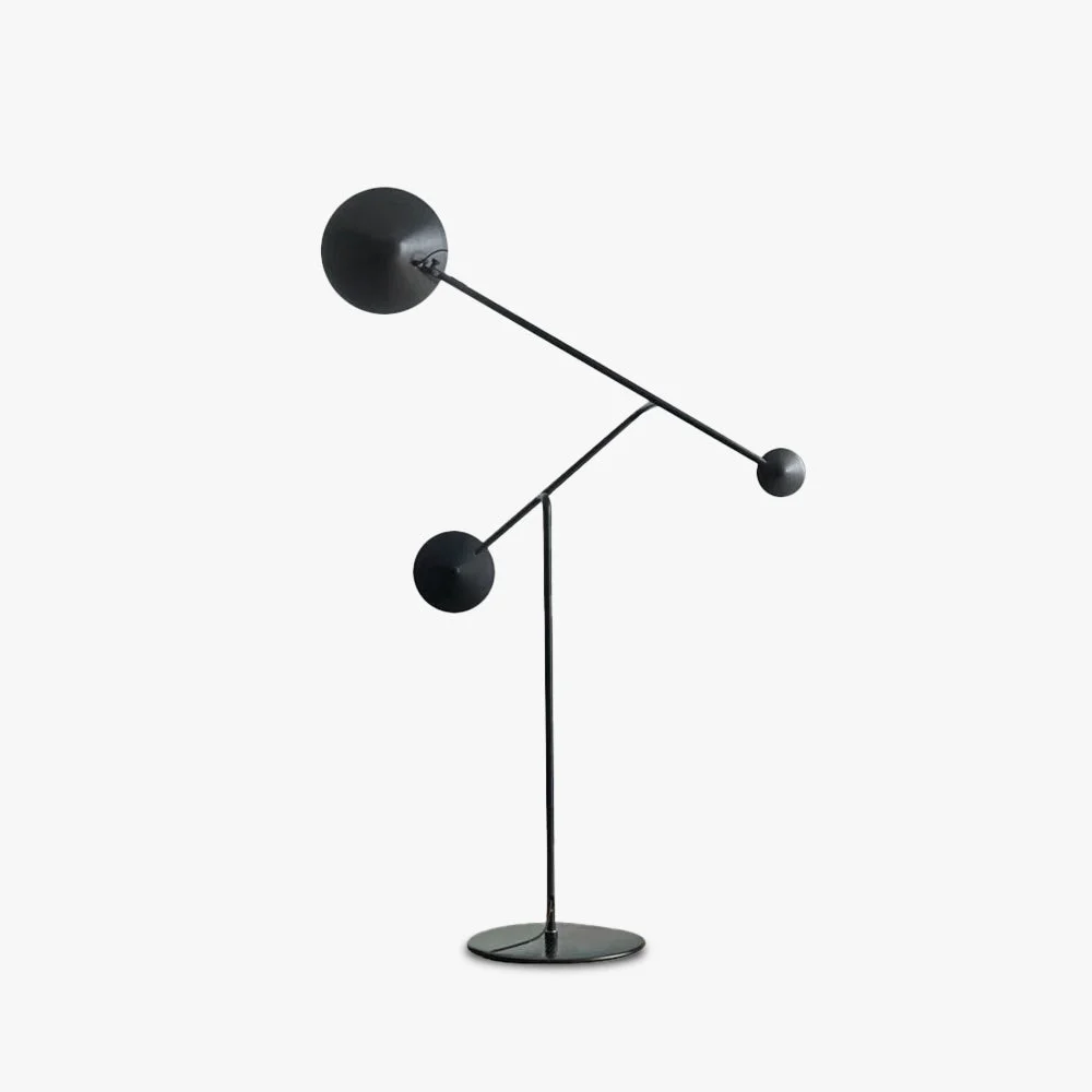 Artisan Avi Post Modern Metal Floor Lamp Black Enhanced