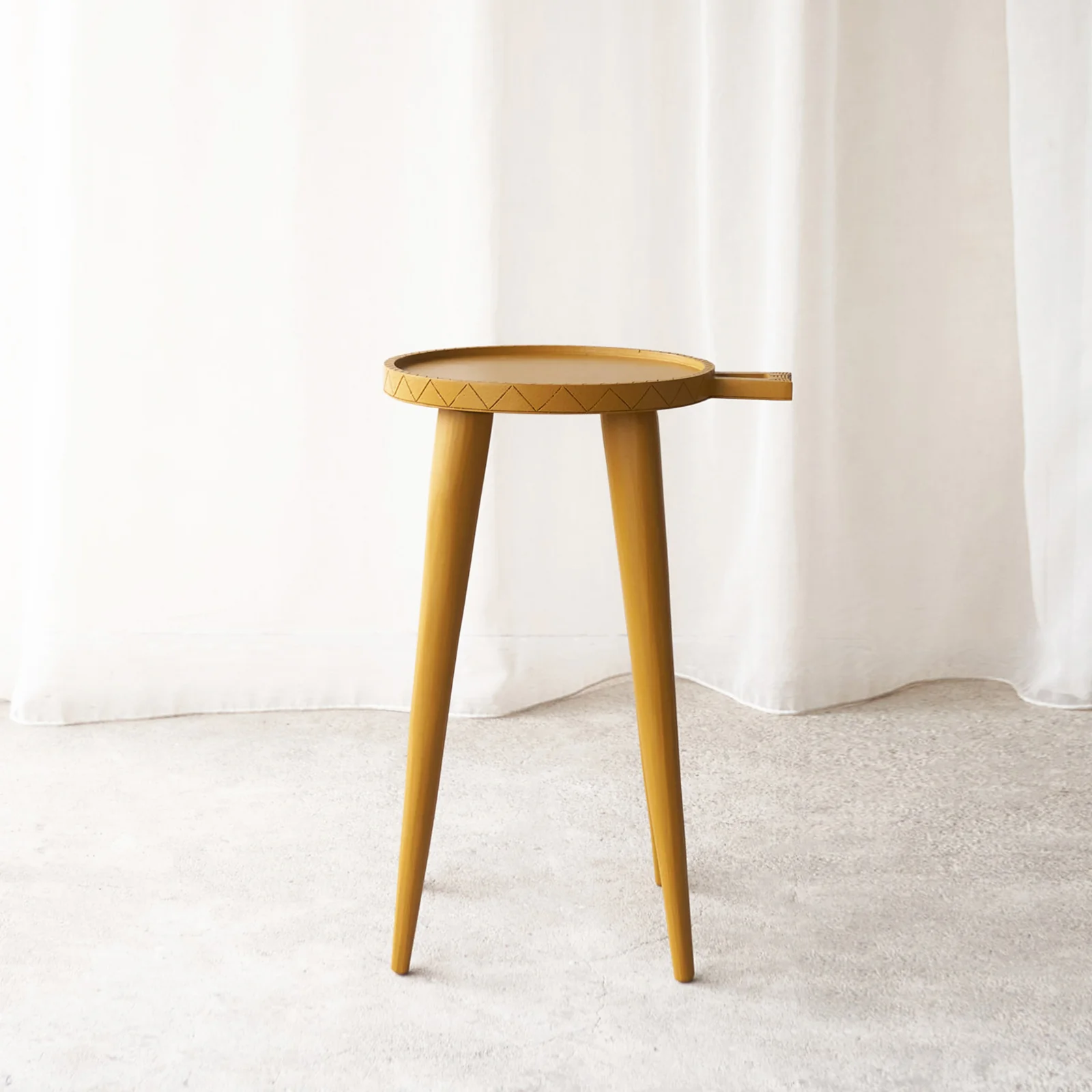 Soft Side Table Tray - Yellow Relaxed