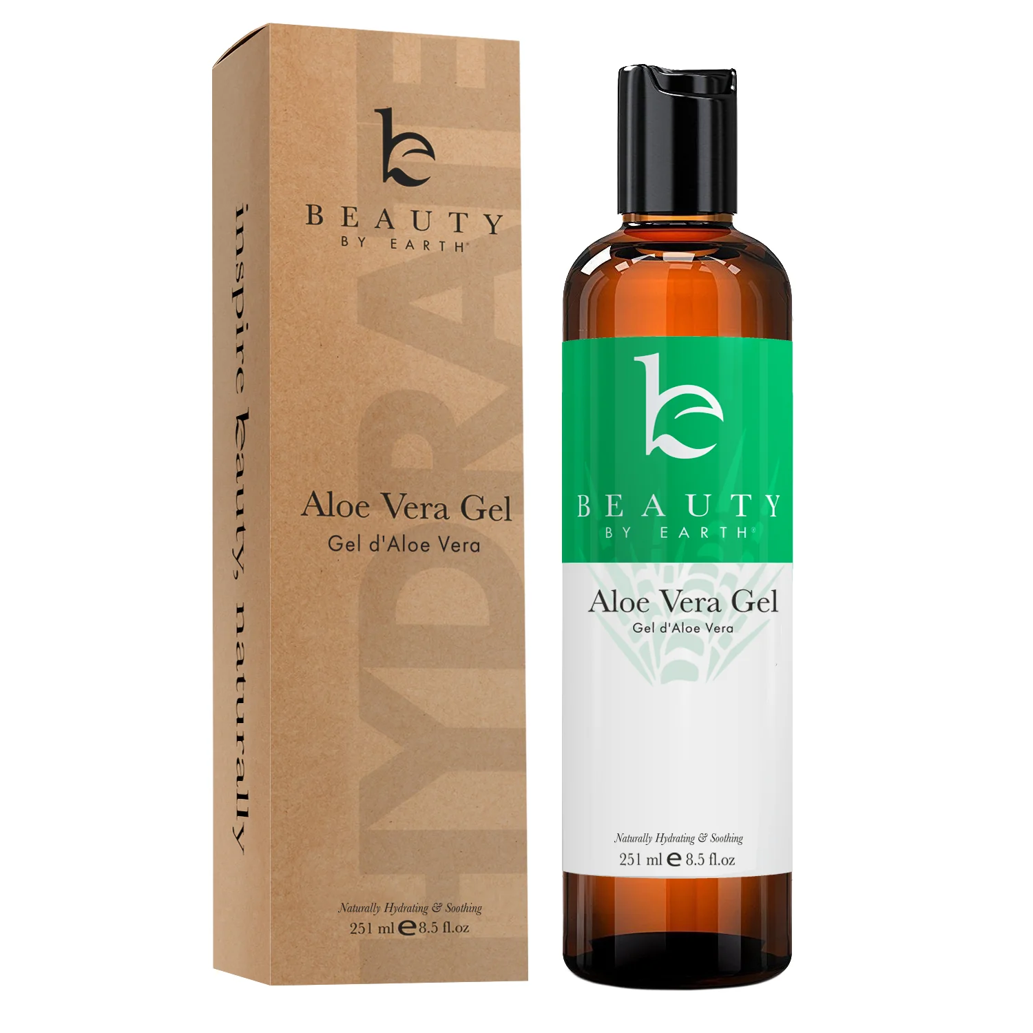 Premium Material Beauty by Earth Aloe Vera Gel Green