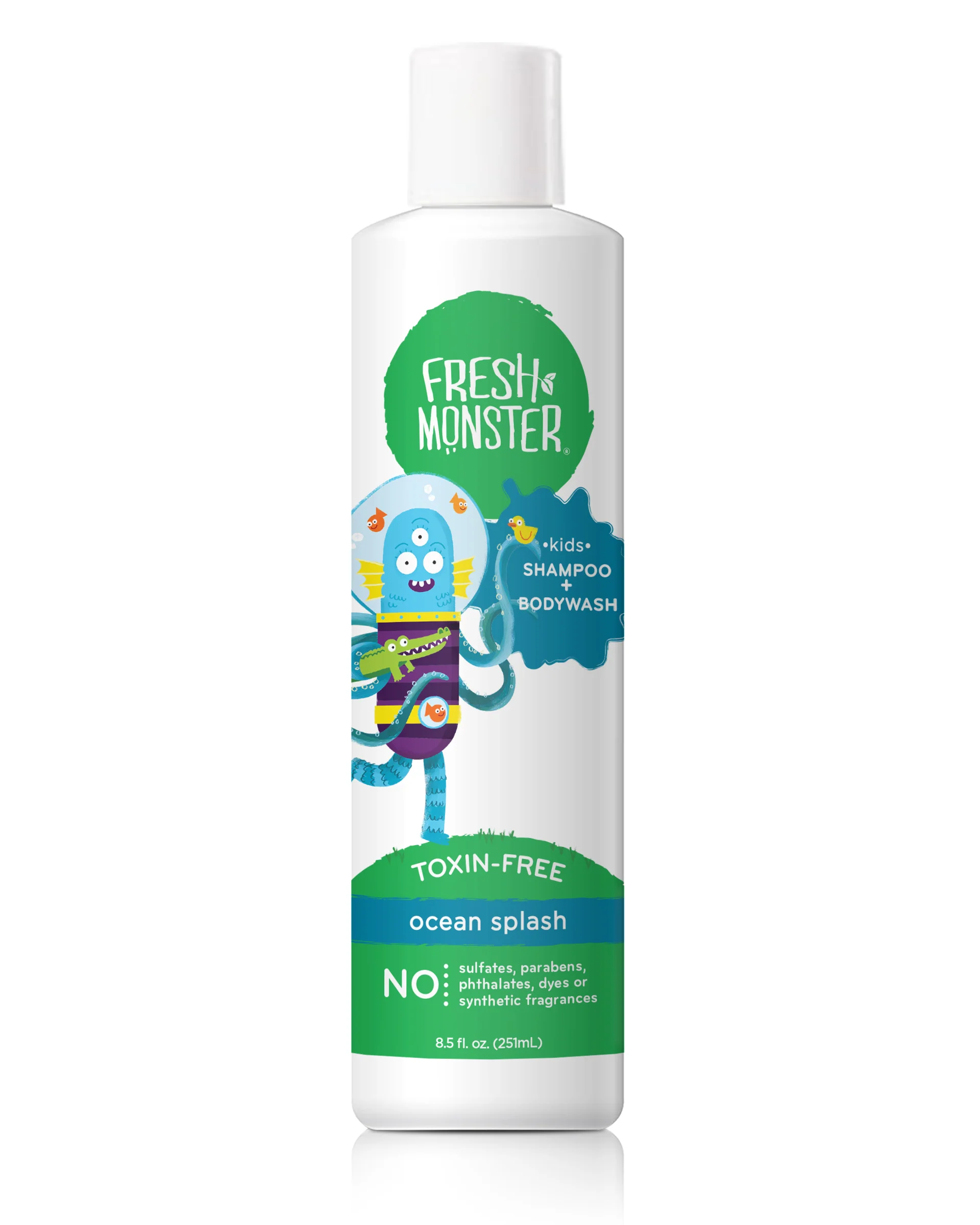 Stylish Fresh Monster Kids Body Wash Shampoo 2in1 Traditional