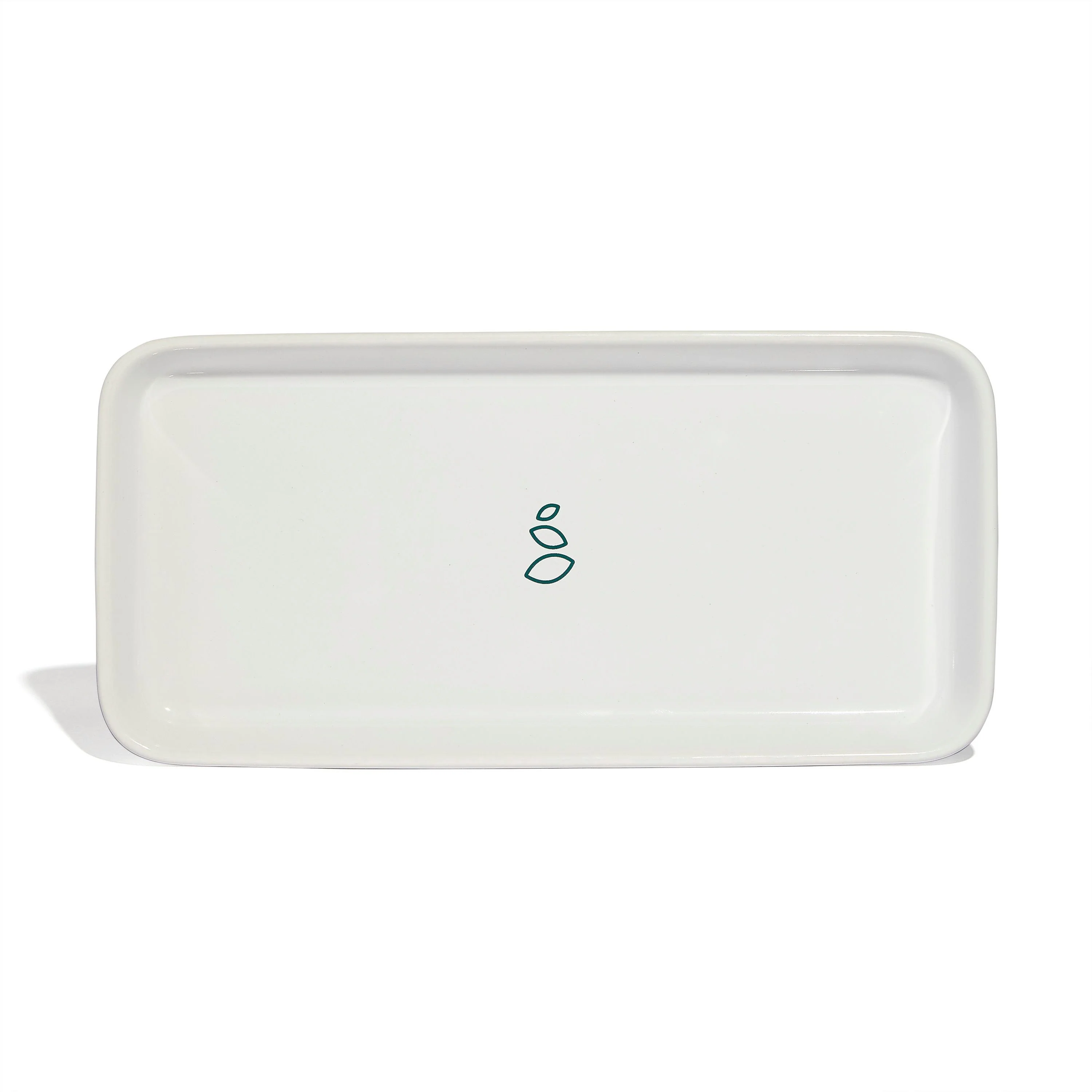 Luxury Grove Co. Ceramic Sink-Side Tray Green
