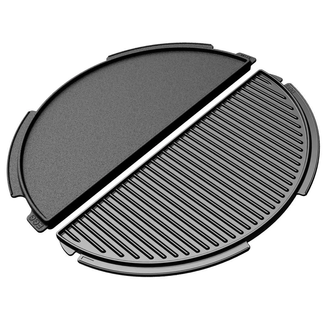 Responsible Big Green Egg Half Moon Cast Iron Plancha 2XL XL High-Quality