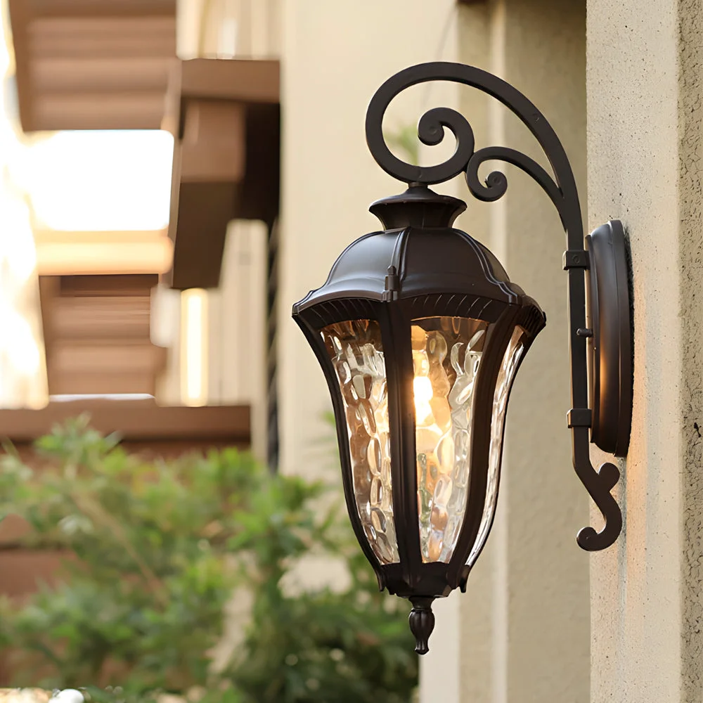 Secure Waterproof Creative Die-Cast Aluminum European Style Outdoor Wall Lights Selected