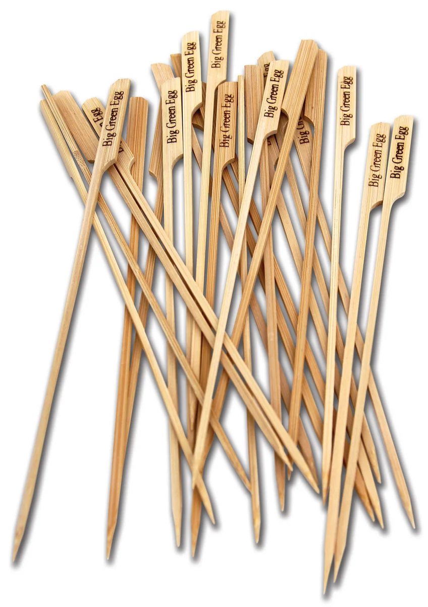 Practical All Natural Bamboo Skewers 25 per pack Carefully Designed