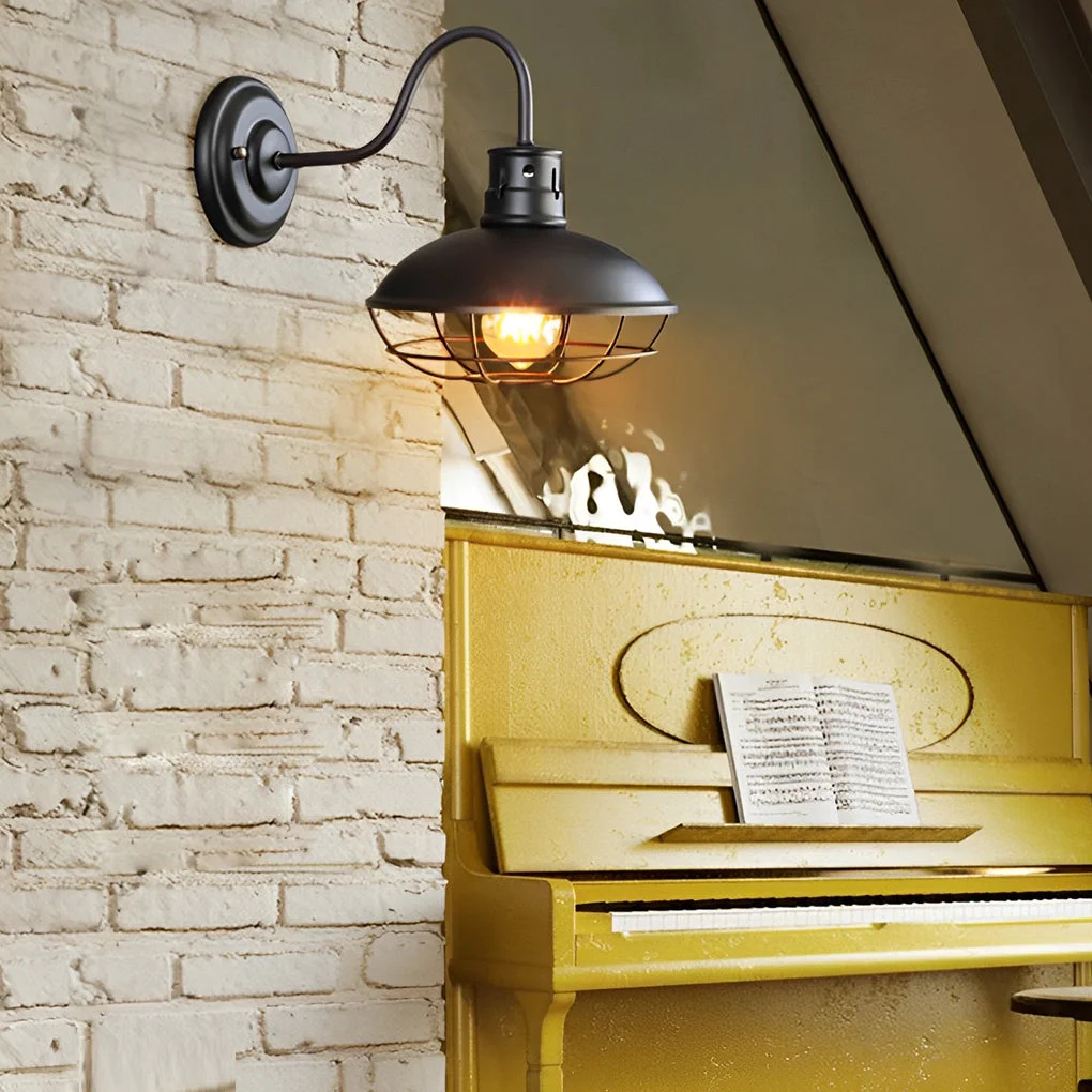 Easy-to-Use Retro Iron LED Waterproof Industrial Style Outdoor Wall Lights Wall Lamp Sustainable