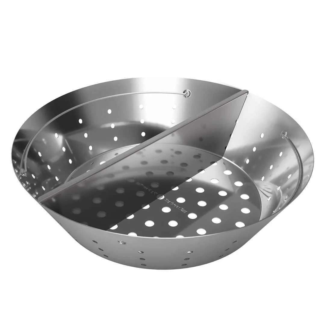 Original Design Big Green Egg Stainless Steel Fire Bowl for 2XL Superior