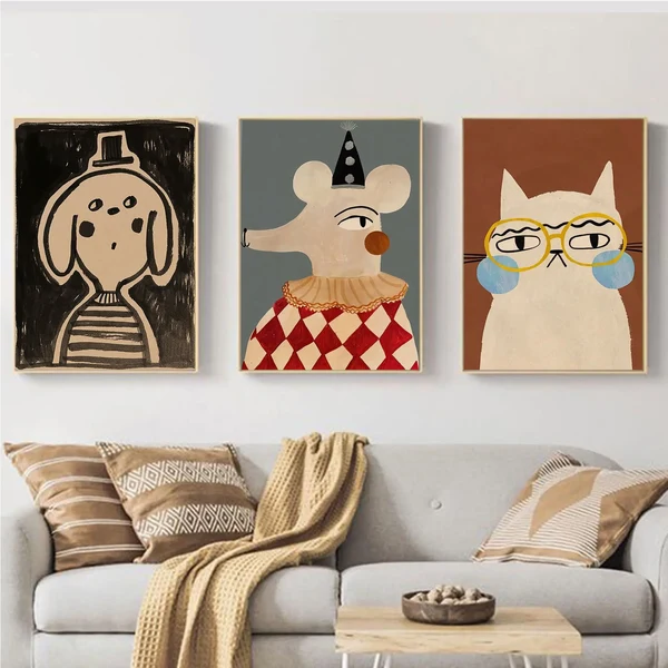 Exclusive Vintage Cartoon Canvas Art Efficient