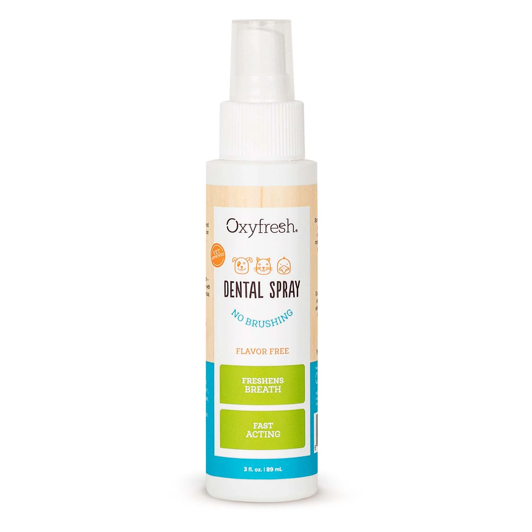 Enhanced Oxyfresh Pet Bad Breath Fast Acting Dental Spray Breathable