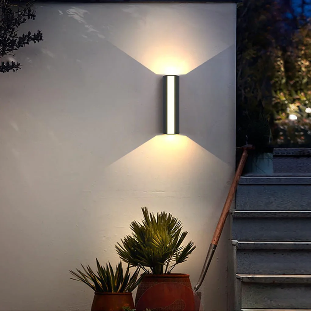 Green Outdoor Waterproof LED Exterior Wall Lights for Courtyard Garden Fence Decorative High-Performance
