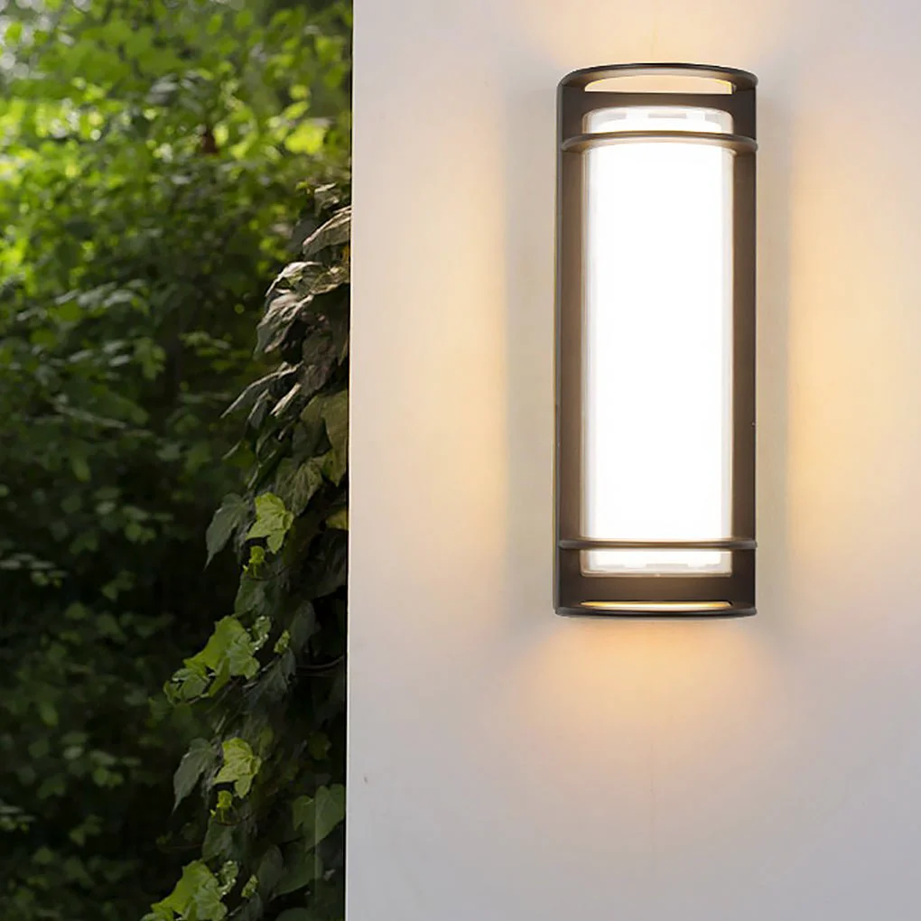 Prestigious Outdoor Waterproof Double-layer Lampshade Gate Column Exterior Wall Sconces Convenient