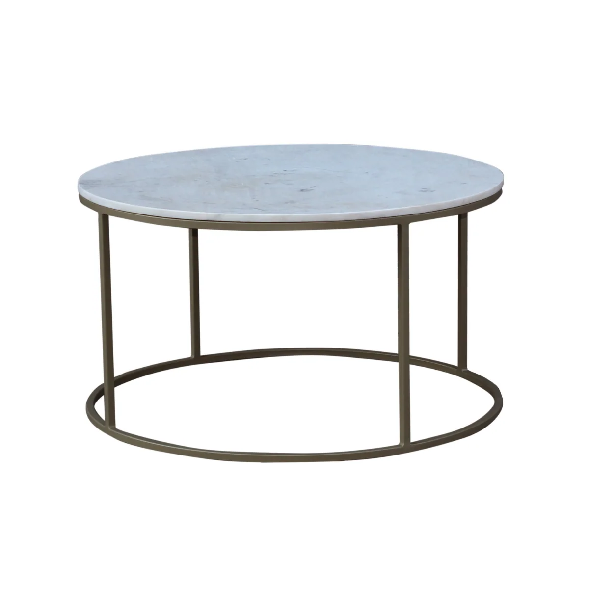 Verified Tane Round Marble Coffee Table Brass Legs Flexible