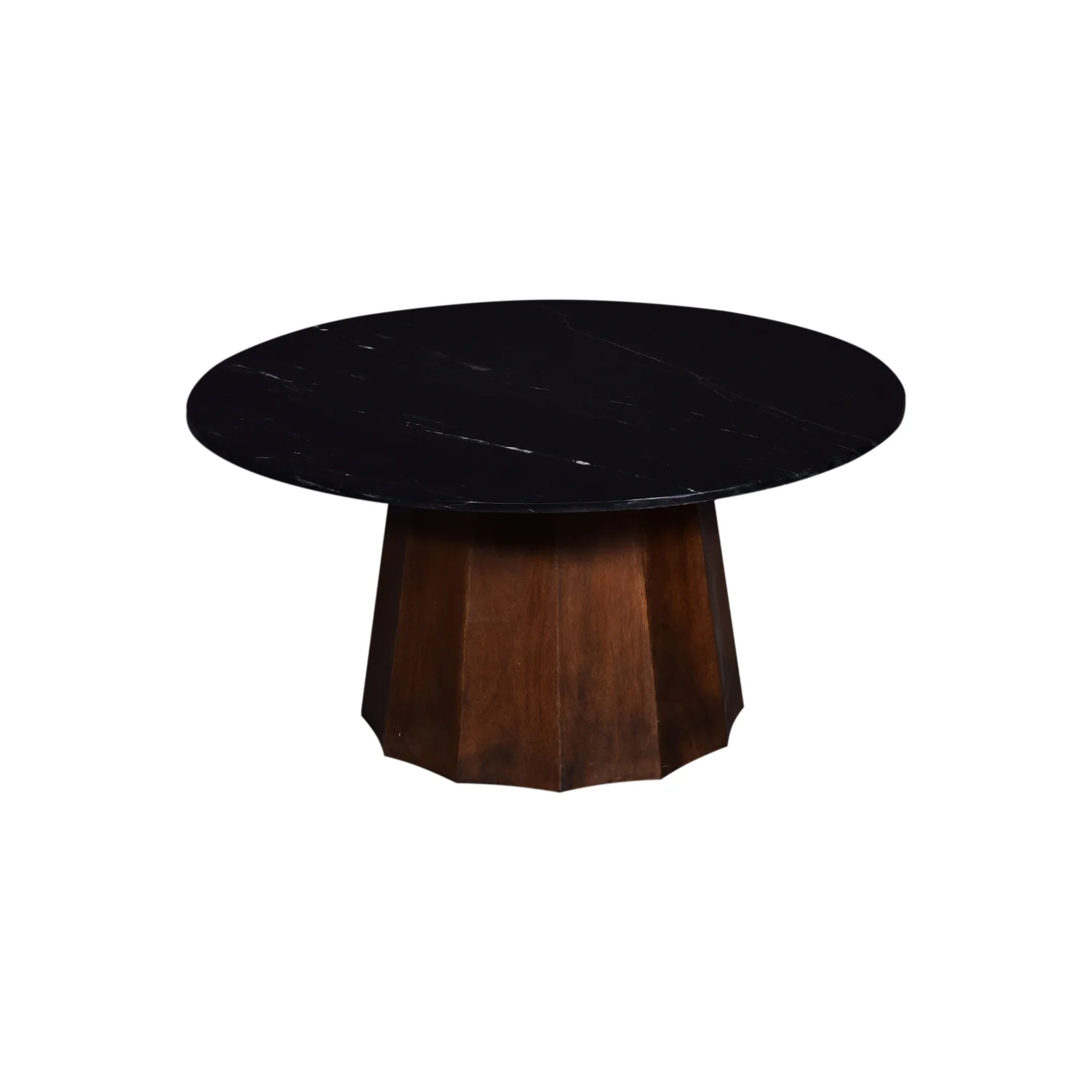 Sophisticated Myra Round Marble Coffee Table Original Design