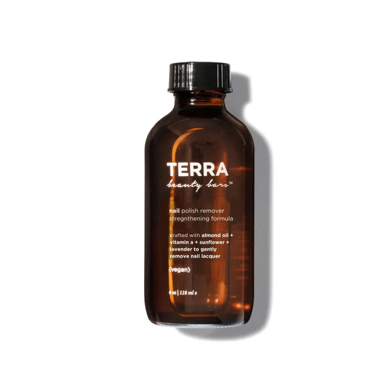 Authentic Terra Beauty Bars Nail Polish Remover Strengthening Formula Modern