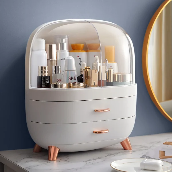 Contemporary Large Makeup and Jewelry Organizer Secure