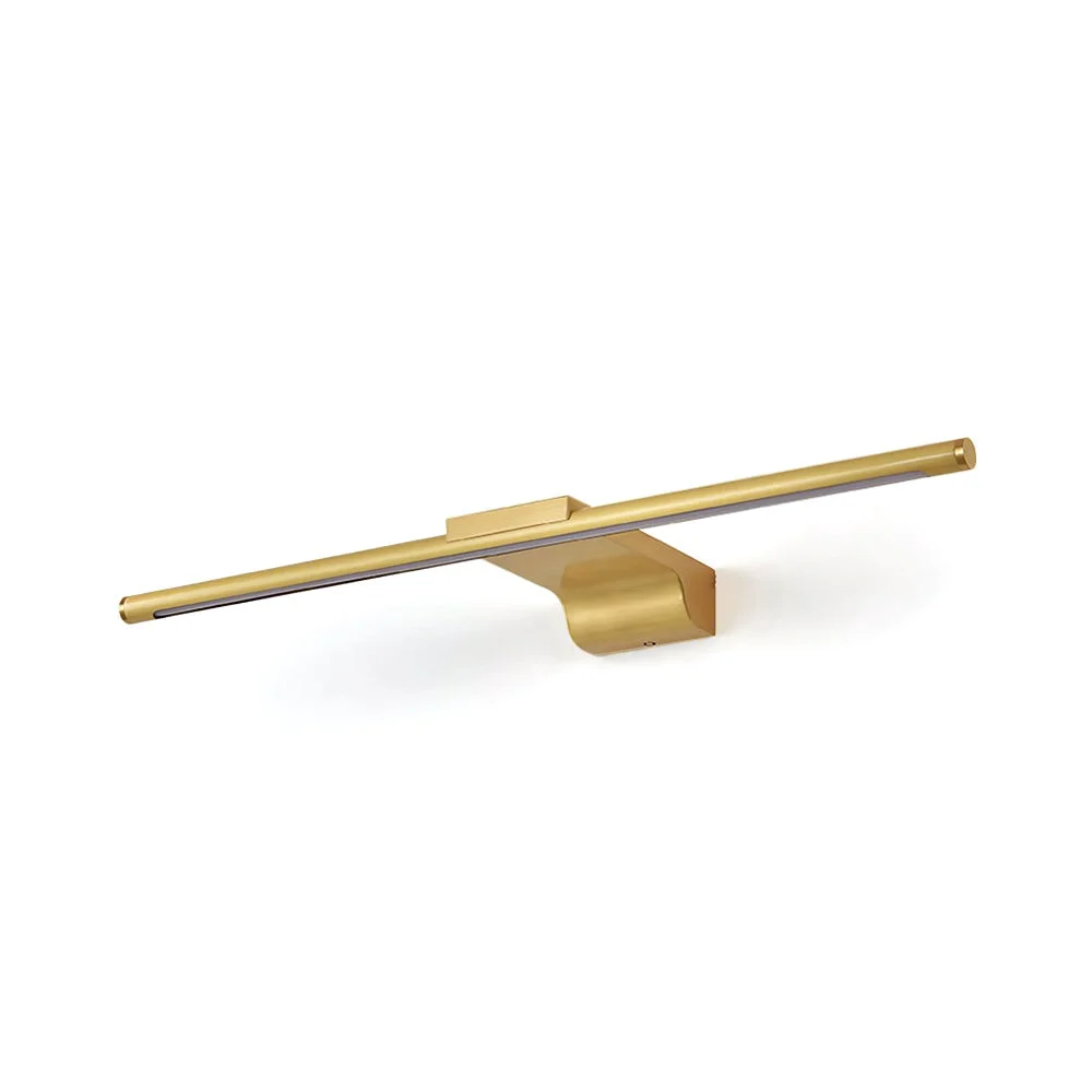 Soft Metallic Streamlined Wall Lamp Professional