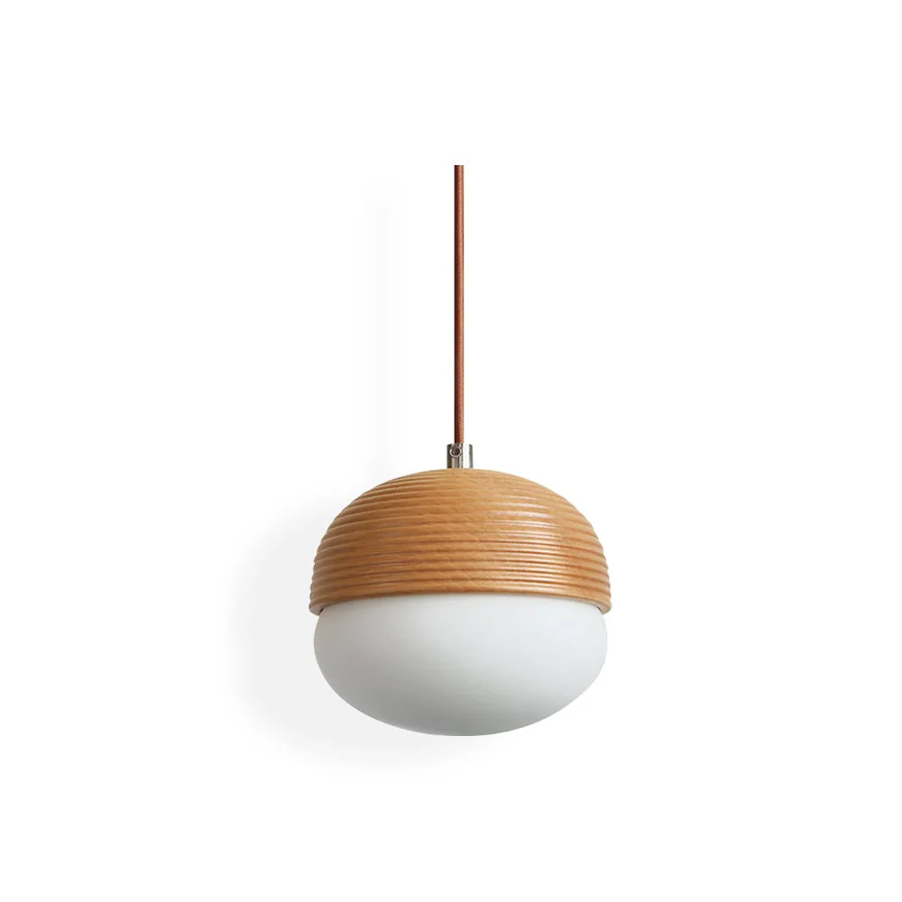 Unique Wood Nut Pendant Lamp Casual