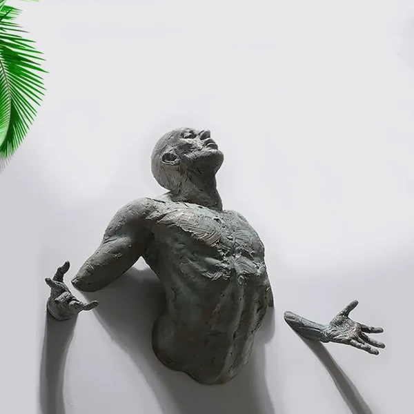 Responsible 3D Abstract Wall Sculpture Traditional