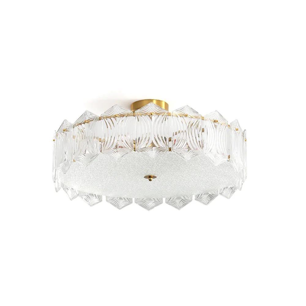World-Class Ruby Round Ceiling Lamp Prestigious