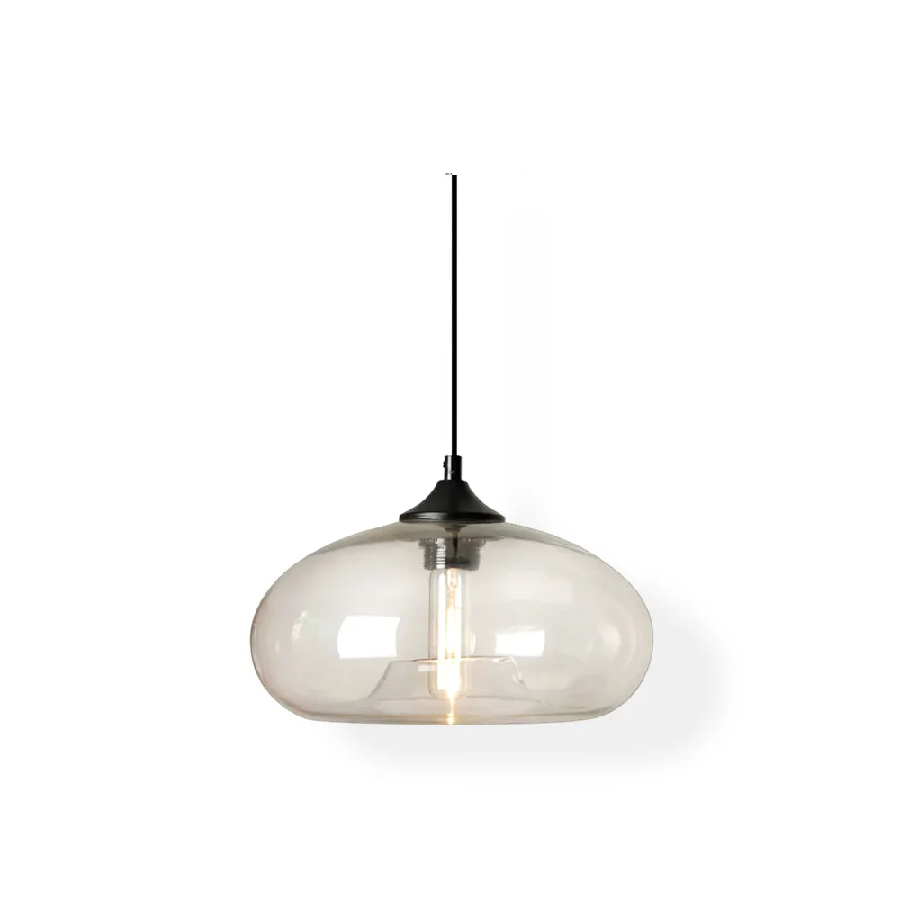 High-End Bella Glass Pendant Lamp Natural