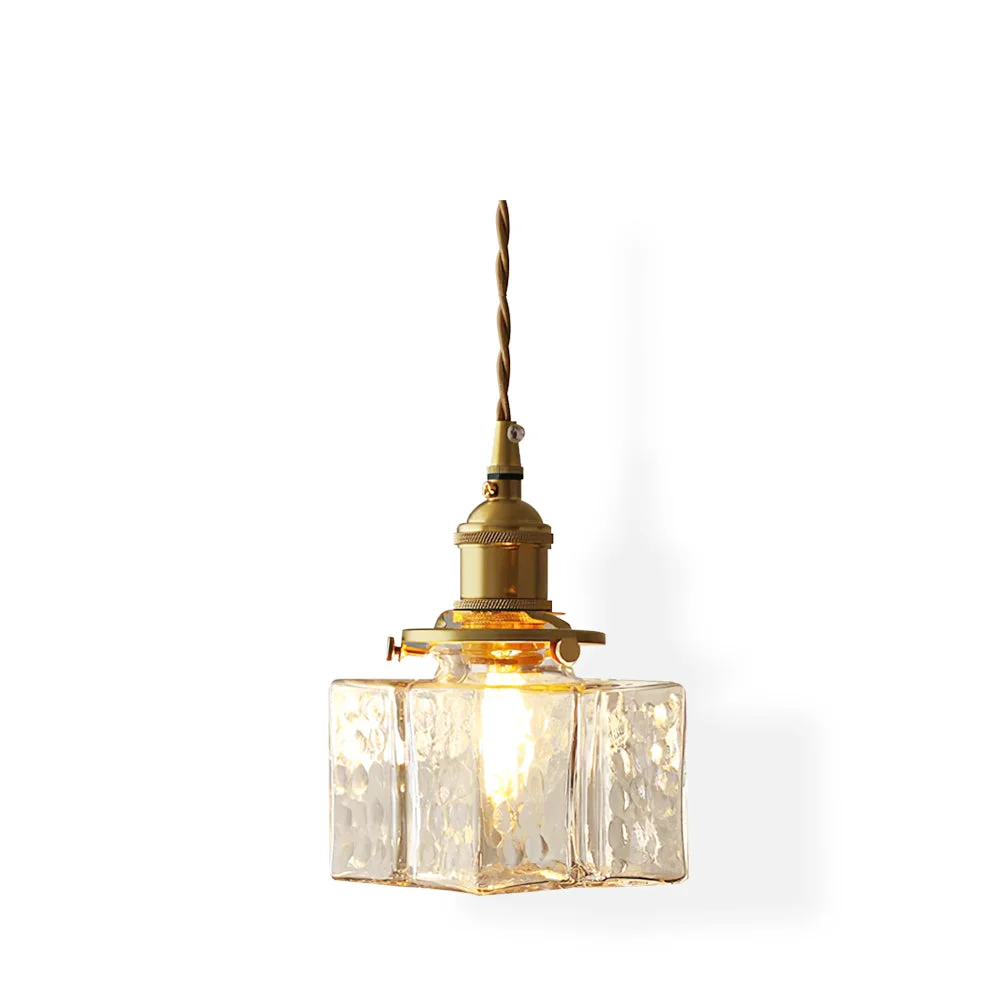 Luxury Jewel Glass Brass Pendant Light Proven