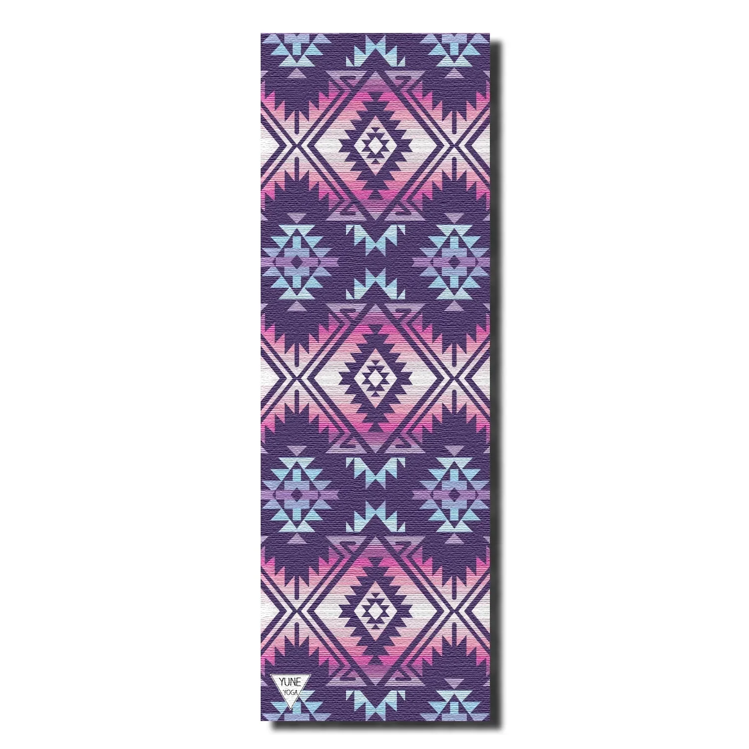 Solid Jerome Midnight Yoga Mat – 6 mm Extra Thick Double-Sided Non-Slip Eco-Friendly PER with Deep Purple Midnight Design Yune Yoga High-End