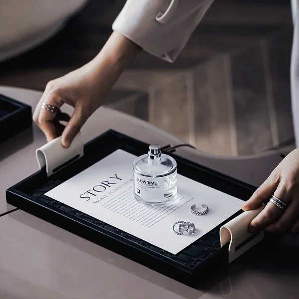 High-Grade Nordic Leather Jewelry Tray Official