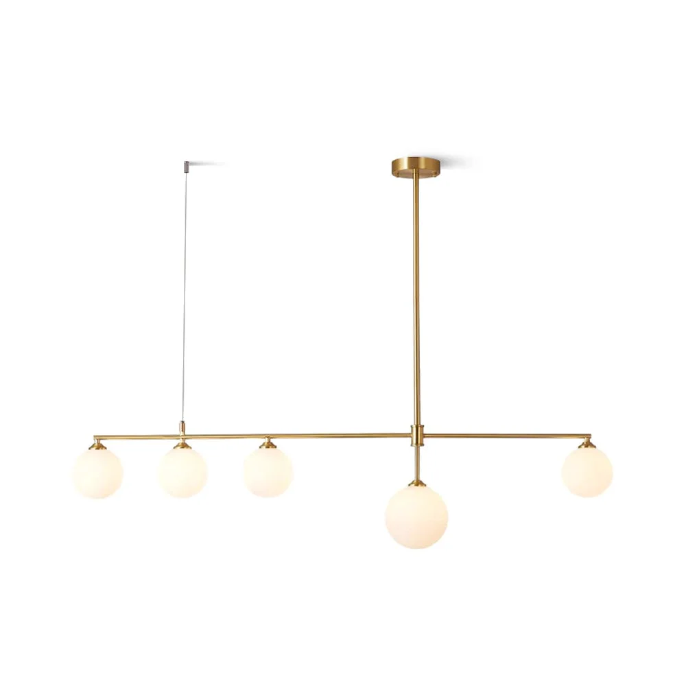 Artisan Brass Globe Chandelier Versatile