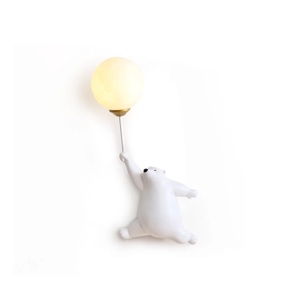 Powerful Bear Balloon Wall Lamp Unique