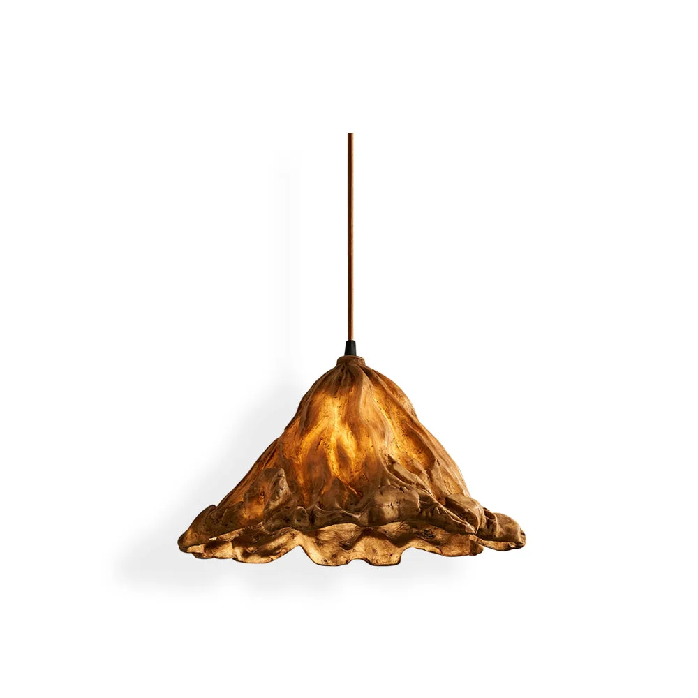 Fine Crafted Volcano Pendant Lamp Natural