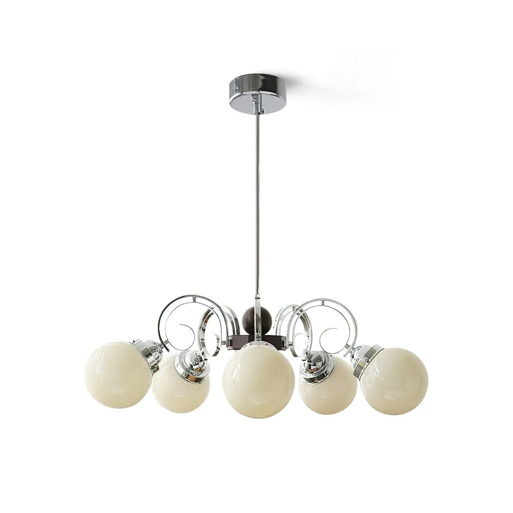 Lightweight Kotter Cream Chandelier Natural