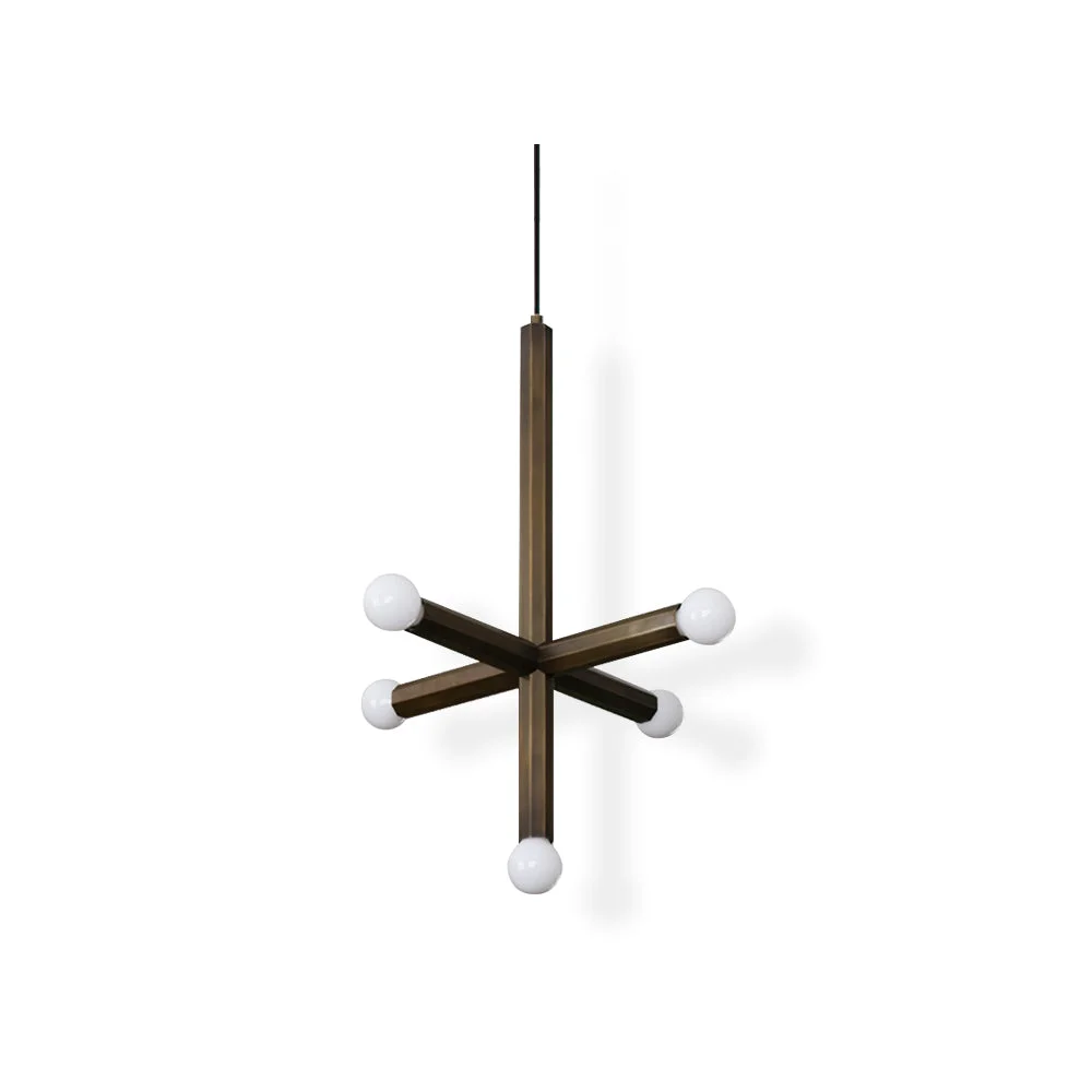 Green Brass Union Pendant Lamp Original Design