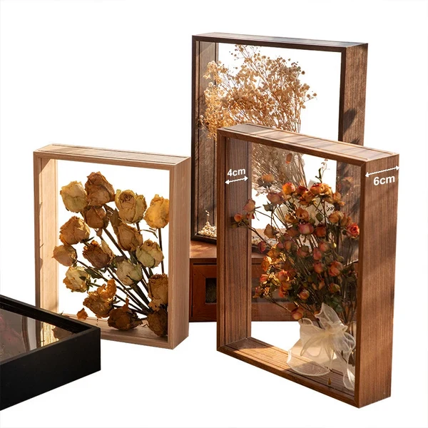Long-Lasting Wooden 3D Display Case Dependable