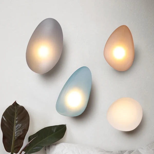 Versatile Nordic Glass LED Wall and Ceiling Light Modern