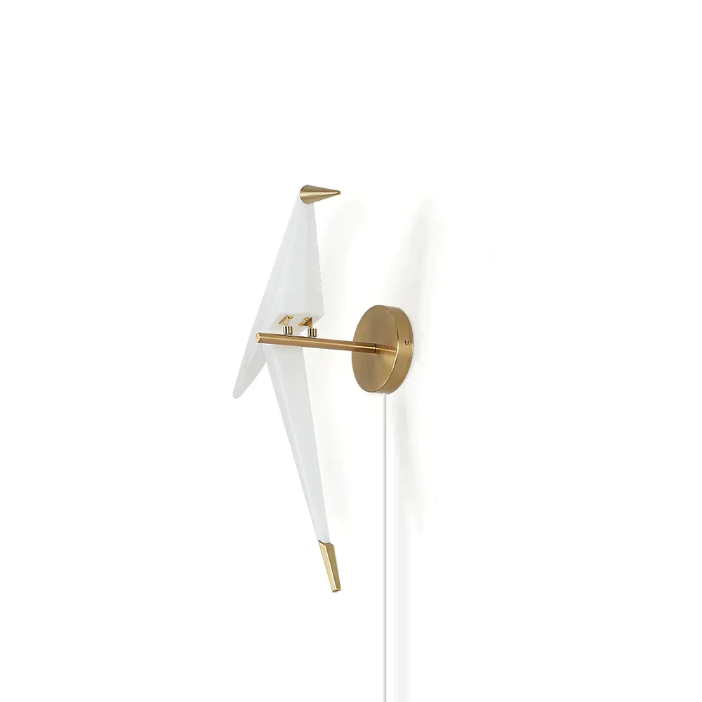 Exceptional Perching Bird Plug In Wall Lamp Specialty
