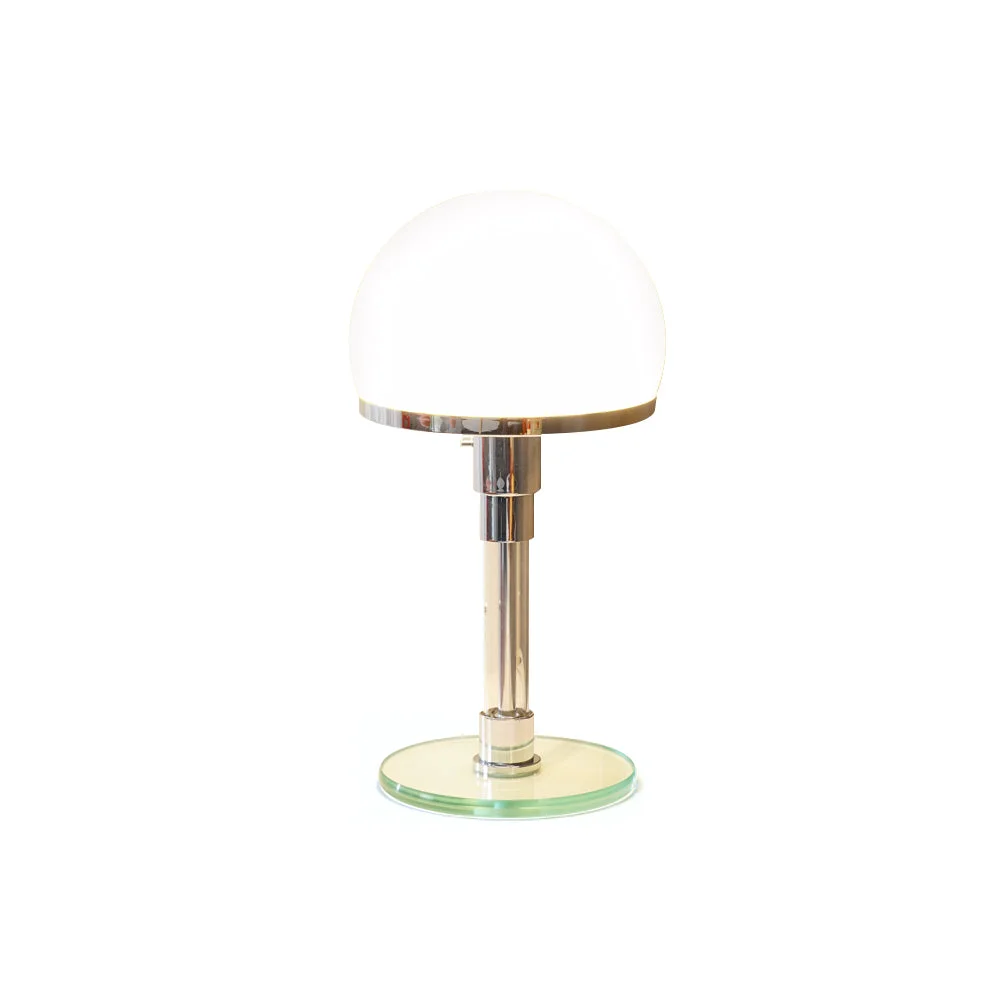 Unique Hemispherical Chrome Table Lamp Reusable