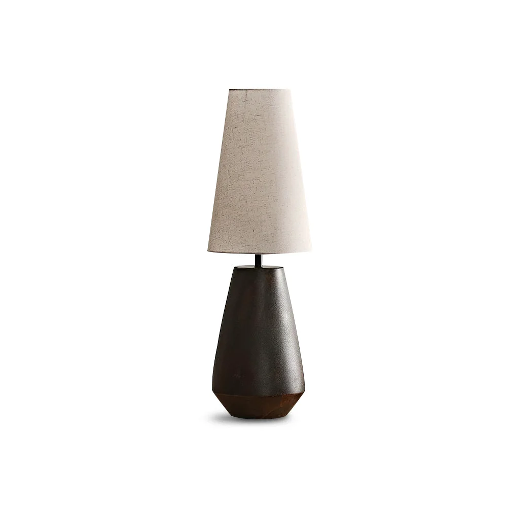 Refined Ceramic Tapered Table Lamp Fine Crafted