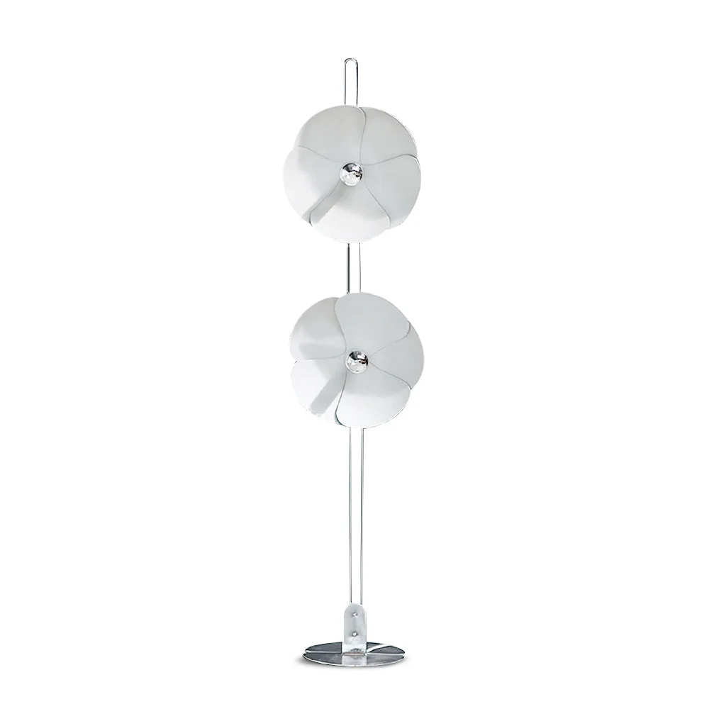 Innovative Flower Silver Floor Lamp Premium