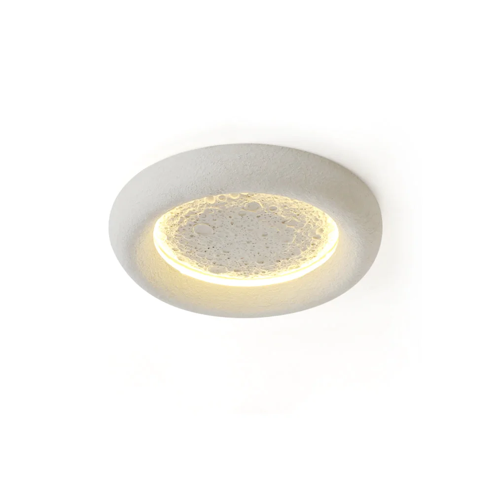 Eco-Friendly Lunar Glow Ceiling Lamp Green